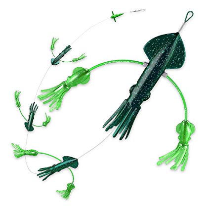 Squidnation Flippy-Floppy Daisy Chain - Super Dark Green