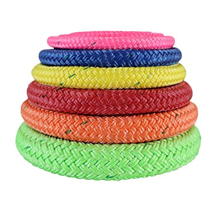 Arborist Bull Rope (3/8 inch - 3/4 inch) - ALL GEAR Tree Rigging Line - Double Braided Core with Husky Urethane Coating - for Gardening, Landscaping, Home Improvement, & Tree Service (100 ft - 600 ft)