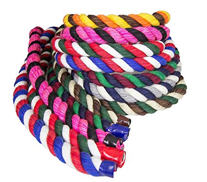 Ravenox Colored Twisted Cotton Rope | Made in the USA | Custom Color Triple-Strand Rope for Sports, Décor, Pet Toys, Crafts, Macramé & Indoor Outdoor Use | By the Foot & Diameter