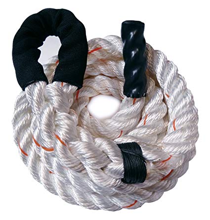 White PolyDac Climbing Rope